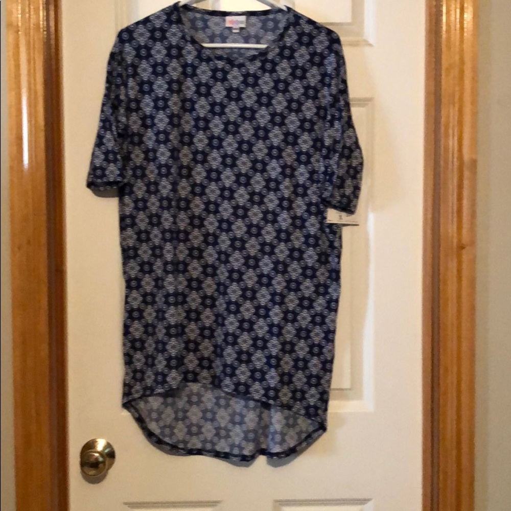 LuLaRoe Irma patterned Tunic NWT Sz XXS